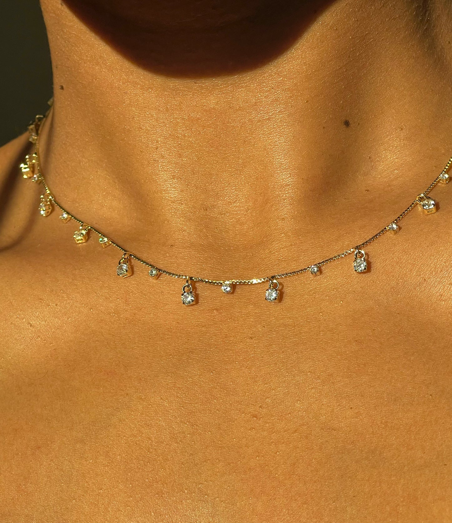 tiana crystal necklace