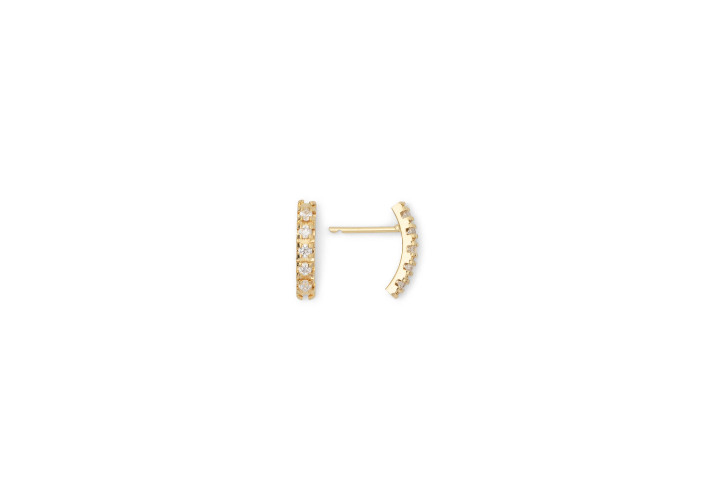 pendientes de cristal de vainilla