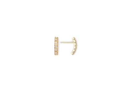 vanille crystal earrings